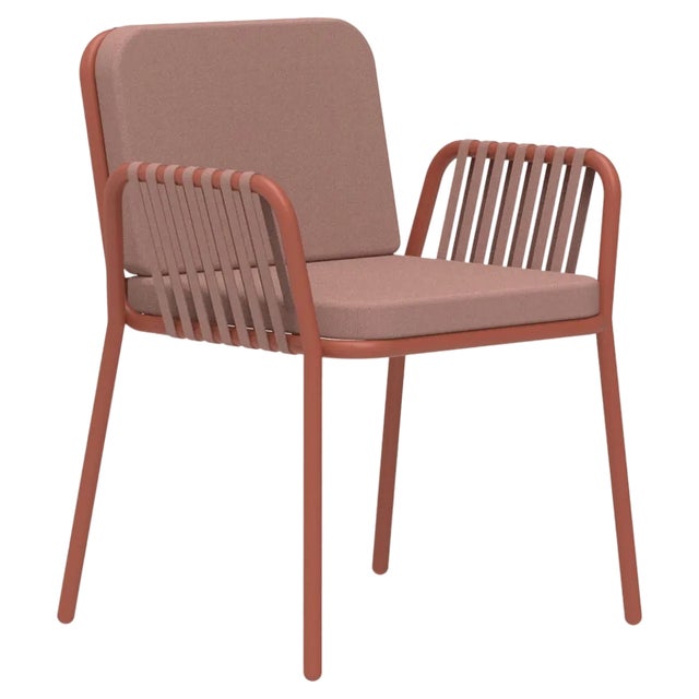 Ribbons Salmon Armchair by Mowee For Sale