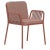 Ribbons Salmon Armchair by Mowee For Sale