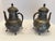 Moroccan Ornate Antique Middle Eastern Silver Plated 4-Piece Tea & Coffee Service Set For Sale - Image 3 of 8