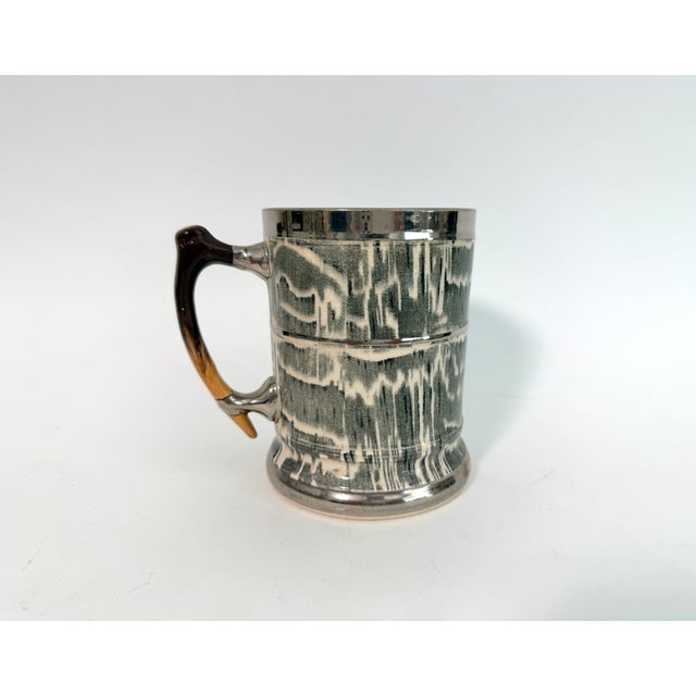 1930s 1930s Arthur Wood Silver Shield Tankard For Sale - Image 5 of 8