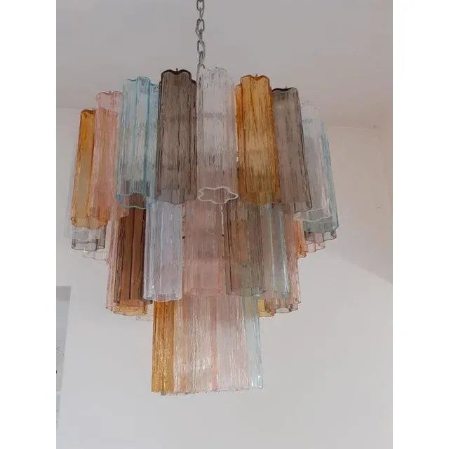 Multicolors Murano Glass Sputnik Chandelier For Sale - Image 10 of 11