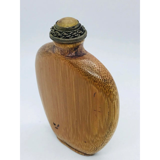 Antique 1920s Bamboo Snuff Bottle For Sale - Image 11 of 12