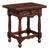 Petite Italian Walnut Side Table with Single Drawer and Fluted Legs, circa 1870 For Sale