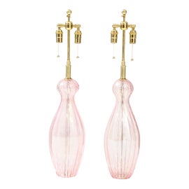 Example of Mid-Century Modern Murano Glass Lamps