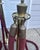 Vintage Mid Century Solid Heavy Brass Glaro Red Velvet Stanchions for Movie Theatre, Security, Set of Eight For Sale - Image 4 of 9