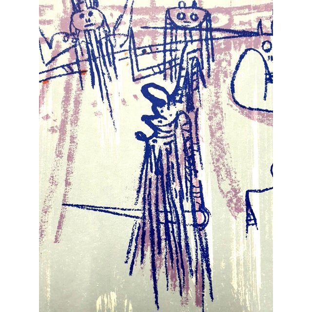 Wifredo Lam - Knight - Original Lithograph 1963 For Sale - Image 3 of 7