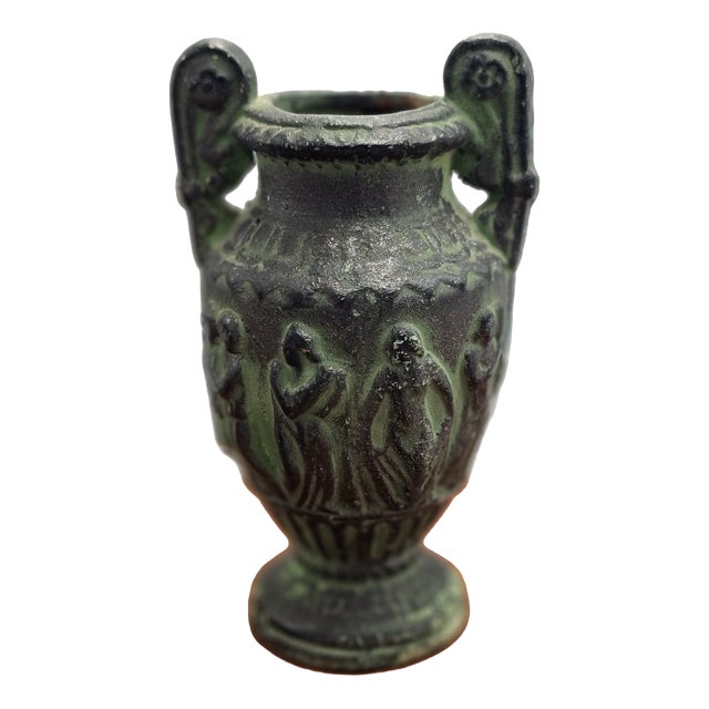 Ceramic Amphora Vase, 1890s For Sale