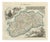 Antique Map of the Haute-Saone, Vesoul and Gray by Vuillemin, 1860 For Sale