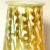 American Quezal Glass Opalescent Gold Zipper Pattern Lamp Shade For Sale In Denver - Image 6 of 11