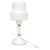 Opaline Glass and Brass Table Lamp from Drukov, Czechoslovakia, 1970s For Sale - Image 10 of 10