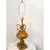 Hollywood Regency Dopamine Decor Table Lamp Gold Art Glass Cherub Base Crystal Prisms For Sale - Image 6 of 8
