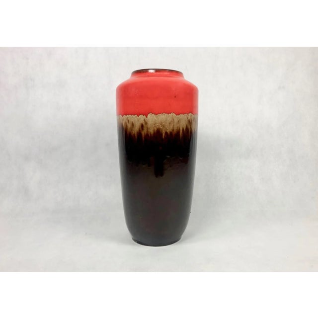 Large Ceramic Floor Vase from Carstens Tönnieshof, 1970s, in Flawless conditions. Designed 1970 to 1979 This piece has an...