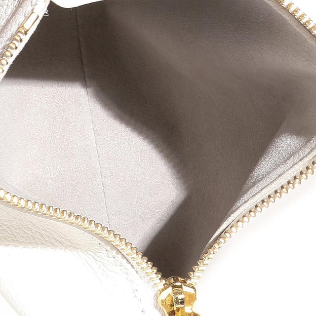 Chalk Grained Calfskin Side Trunk PM For Sale - Image 9 of 9
