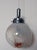 Black Vintage Murano Glass Globe Pendant Lamp from Mazzega, Italy, 1970s For Sale - Image 8 of 8
