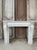 French Louis XVI Style White Carrara Marble Fireplace, 1890 For Sale - Image 11 of 14