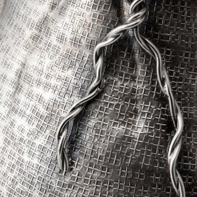 Italian Silver Sack Champagne Cooler by Romeo Miracoli, Milan, 20th Century For Sale - Image 17 of 18