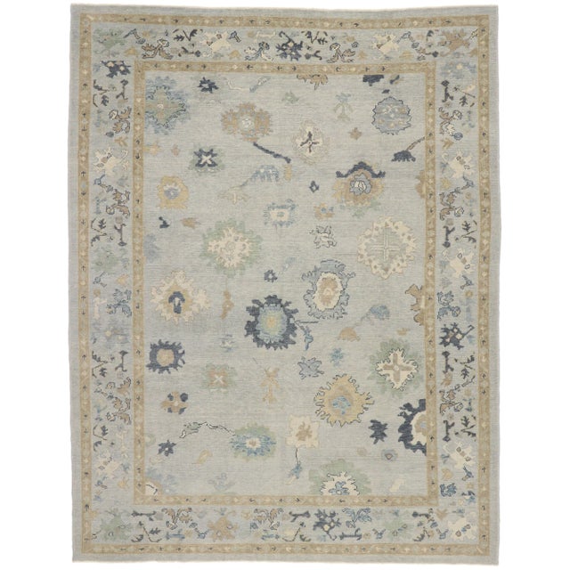 Turkish Oushak Rug - 09'04 X 12'00 For Sale - Image 10 of 10