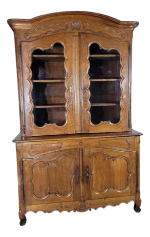 Louis XV Double Cabinet in Cherry Wood