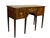 An early 20th-C. English Import mahogany sideboard with boxwood string inlay throughout, solid brass hardware and dovetail...