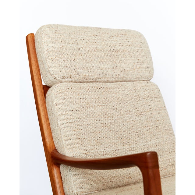Mid-Century Modern Teak Senator Highback Chair by Ole Wanscher for Poul Jeppesen, 1960s For Sale - Image 15 of 18