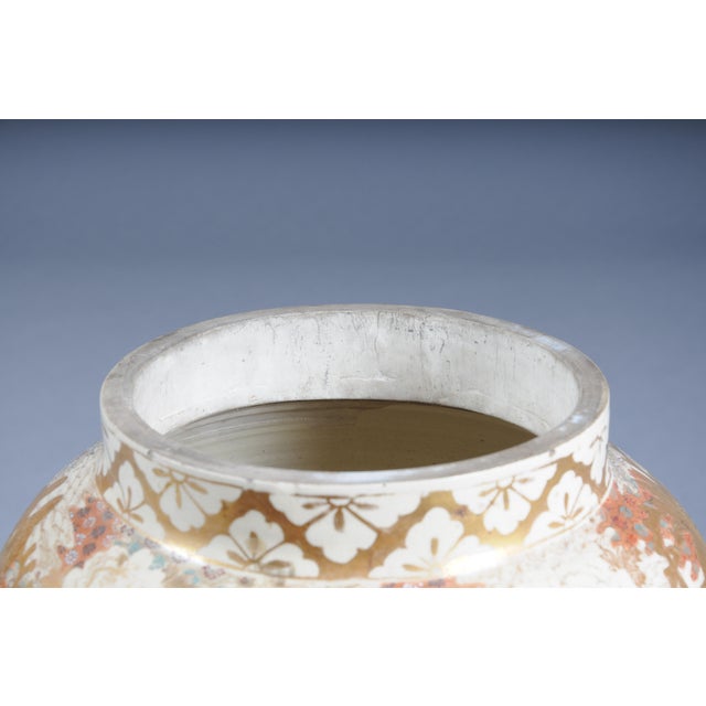 Antique Meiji Japanese Satsuma Vase, 1890 For Sale - Image 15 of 18