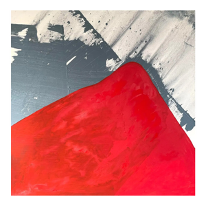Matthew Izzo Painting on Canvas Titled "Red Mountain"