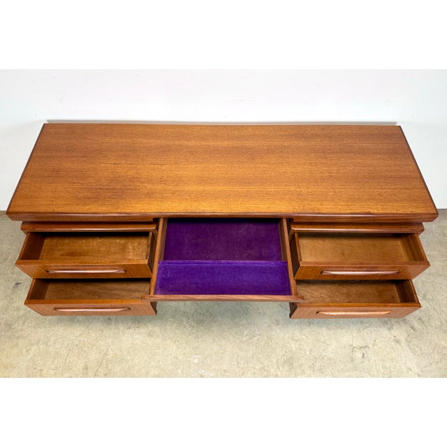 Mid Century Danish Modern Style Teak “Fresco” Writing Desk by G Plan 1960’s For Sale - Image 9 of 12