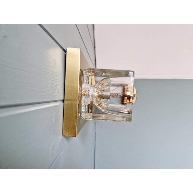 Ice Cube Wall Lights from Peill & Putzler, 1970s, Set of 2 For Sale - Image 11 of 18
