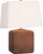 Transitional Amber Lewis by Visual Comfort Signature Ruby 23" Table Lamp in Natural Terracotta with Linen Shade For Sale - Image 3 of 3