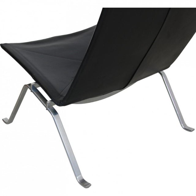 Pk22 Chair in Black Leather by Poul Kjærholm for Kold Christensen, 1970s For Sale - Image 4 of 18