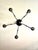 Metal Dutch Grey Metal Chandelier, 1970 For Sale - Image 7 of 9