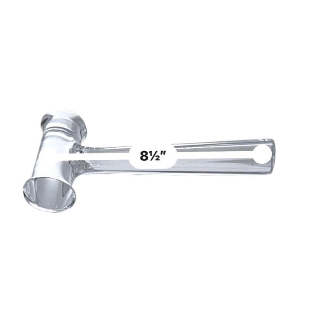 Late 20th Century Baccarat Crystal Gavel Handcrafted Clear Glass Decorative Display Piece Made in France For Sale - Image 9 of 11