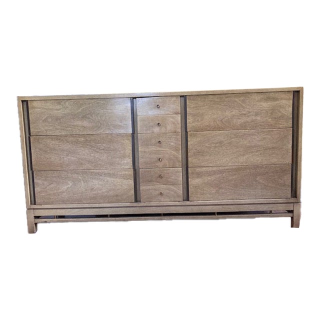 Mid 20th Century 10 Drawer Dresser For Sale