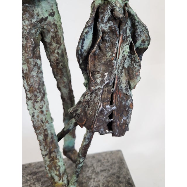 Vintage Irish Modern "Dancers" Bronze Sculpture by Liam Butler For Sale - Image 11 of 12
