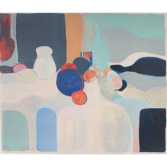 A beautifully composed vintage limited-edition print by French modernist Roger Muhl (1929–2008), whose distinctive...