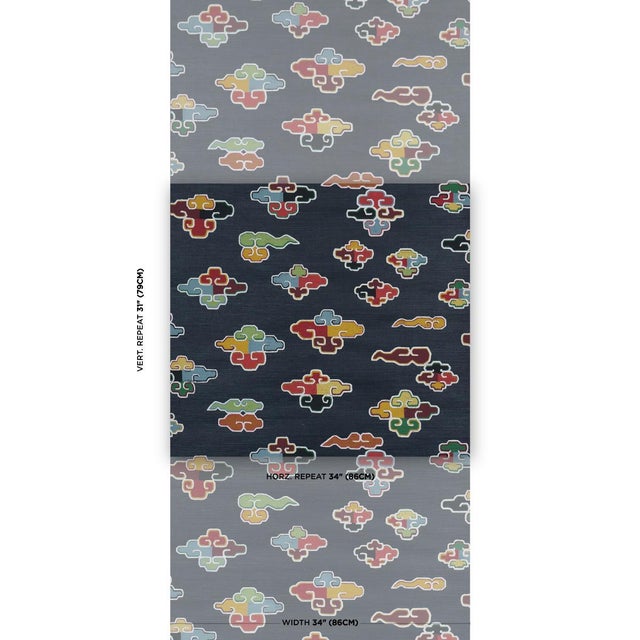 Cristina Buckley was inspired by a chinoiserie document in her personal collection when she created this colorful,...