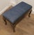 1920s Window Stool in Velvet with Cabriole Legs, 1920s For Sale - Image 5 of 8