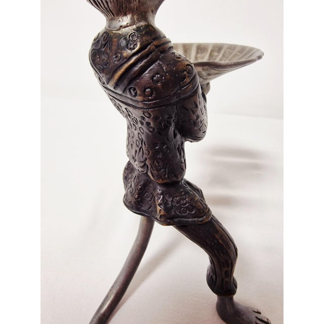 Monkey Butler Candleholders in Bronze, 1890s, Set of 2 For Sale - Image 10 of 15