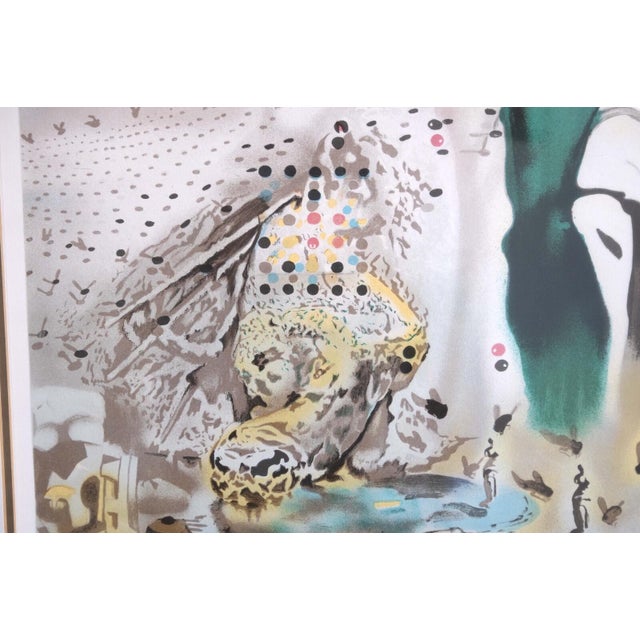 Paper Salvador Dali Hallucinogenic Toreador Signed Modern Surreal Lithograph 235/300 For Sale - Image 7 of 10