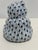 Herend Vintage Herend Style Andrea by Sadek Hand Painted Blue & White Fishnet Sitting Bear Figurine For Sale - Image 4 of 7