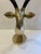 This highly stylized sculpture of a gazelle was inspired bythe Art Deco period. The solid brass head is accentuated with...
