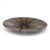 This silver-plated, sculptural brass bowl, with its conical shape and dark rays radiating from the center, exudes absolute...