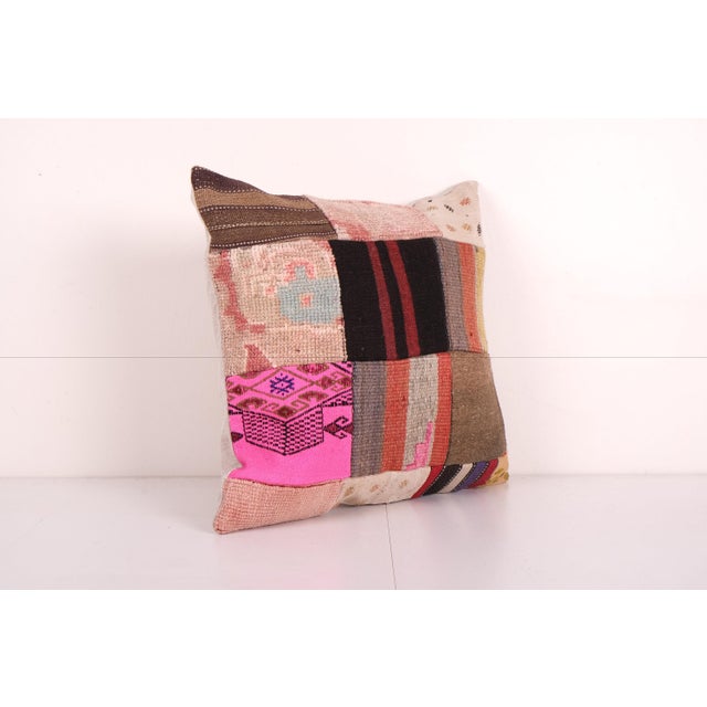 Handmade Turkish Kilim Pillow • Decorative Pillow Vintage Rug Pillow • Pair Pillow Handwoven Vintage Kilim Pillow • Throw...