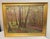 Large Antique 1919 Original Finn Wennerwald Landscape Marsh Woods Trail Painting For Sale - Image 4 of 12