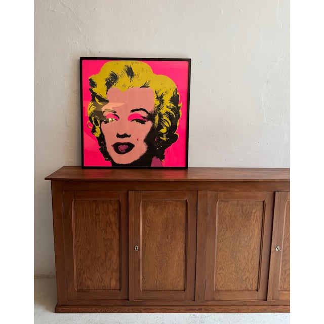 Large Early 20th Century Pitch Pine Sideboard, 1920s For Sale - Image 9 of 13