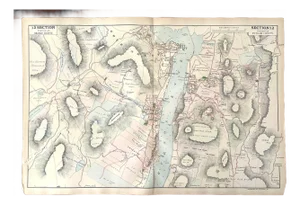 Antique Cartography Map of Section 12 of Orange and Putnam Counties, New York - Published by Watson and Company, 1891