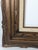 Brown Vintage Carved Dark Brown Wood Picture Frame With Cream Linen Liner For Sale - Image 8 of 13