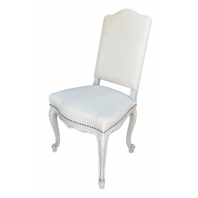 Antique Swedish Gustavian Style Side Chair - 1 of 2 For Sale - Image 4 of 7