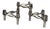 Modular Candleholder in Chrome from BMF / Nagel, Germany, 1970s, Set of 3 For Sale
