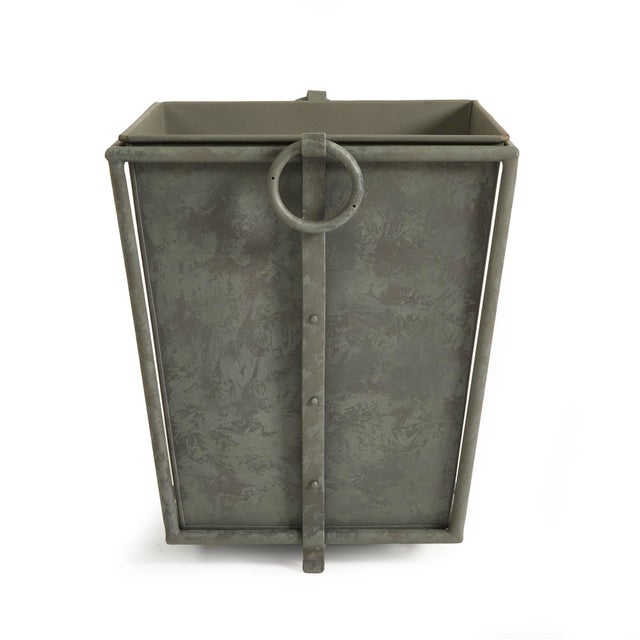 Metal Callahan Tapered Planter Small For Sale - Image 7 of 12